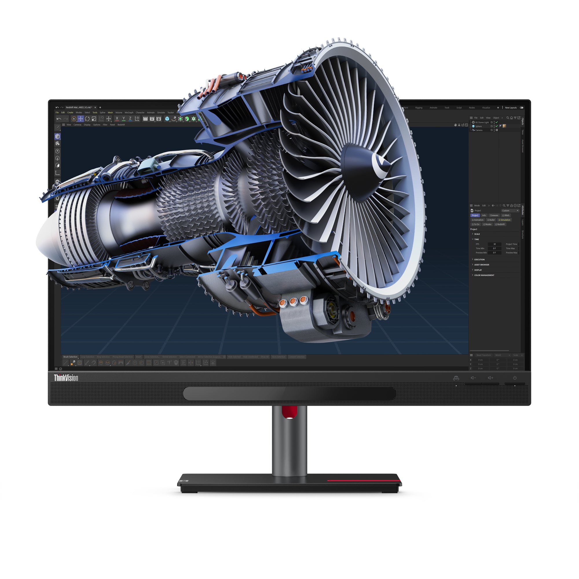 Lenovo ThinkVision 27インチ モニター　A22270QP0 Lenovo ThinkVision 27 – 27