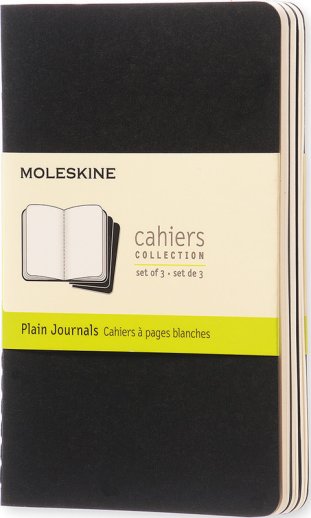 Moleskine Notizhefte Cahier Pocket A6 blanko à 64 Seiten