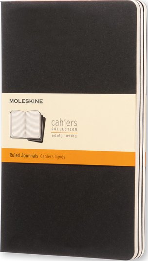 Moleskine Notizhefte Cahier Large A5 liniert à 80 Seiten