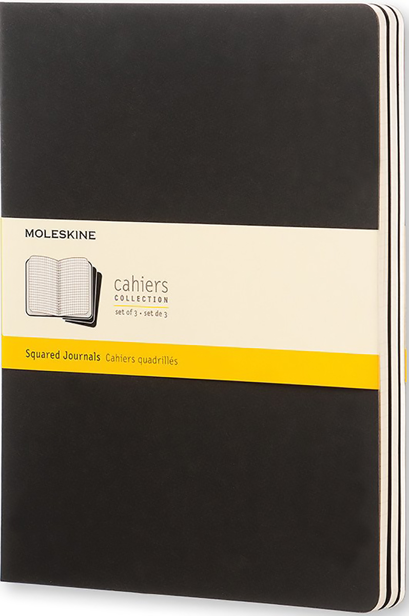 Moleskine Notizhefte Cahier Xtra Large kariert à 120 Seiten Pic1