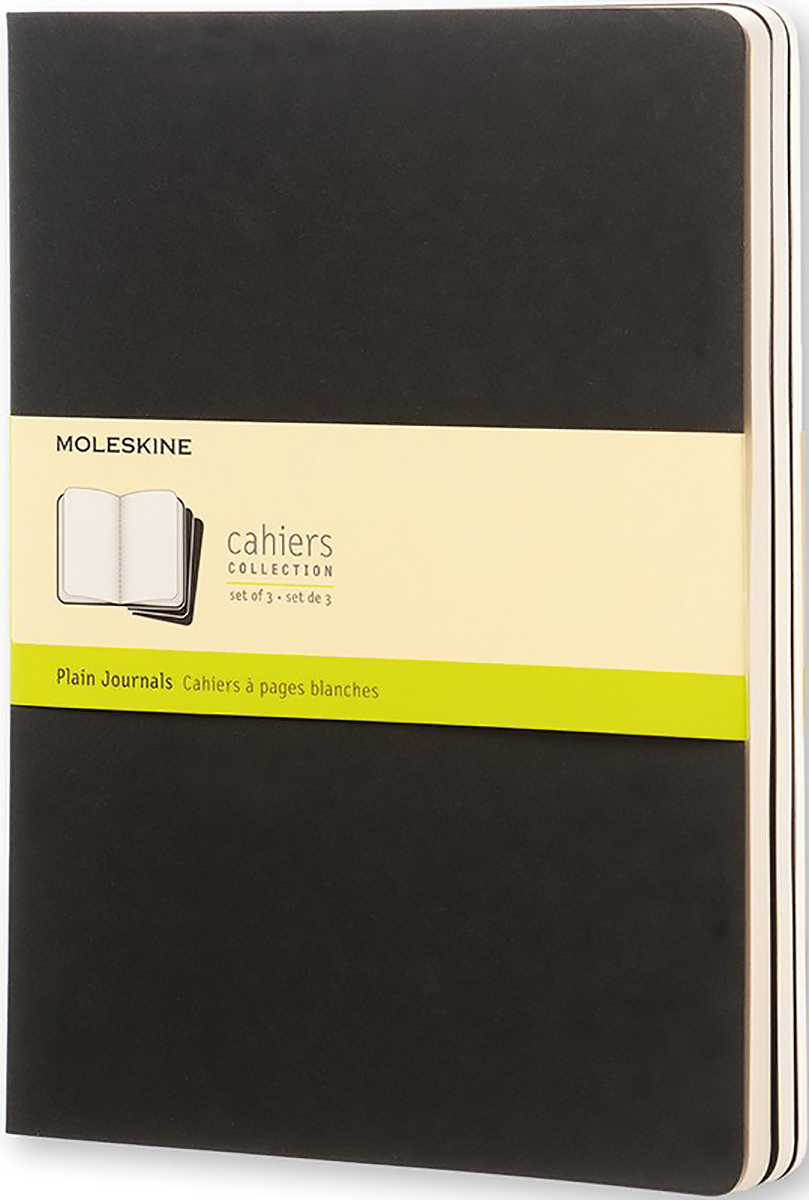 Moleskine Notizhefte Cahier Xtra Large blanko à 120 Seiten Pic1