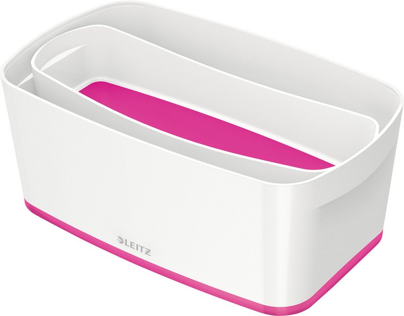 Leitz Mybox Aufbewahrungsbox klein weiss/pink Pic3