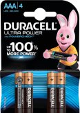 Duracell Batterien Ultra Power LR03 Micro 1,5V AAA à 4