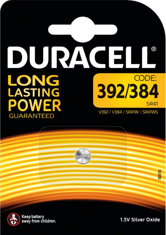 Duracell Knopfzellen SR41 392/384 Pic1