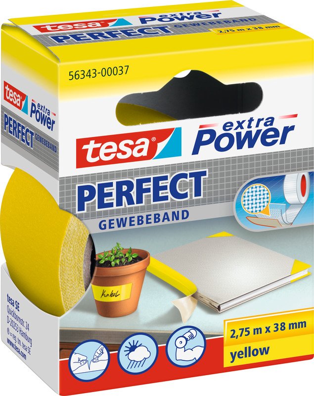 Tesa Gewebeband extra Power 38mmx2.75m Pic1