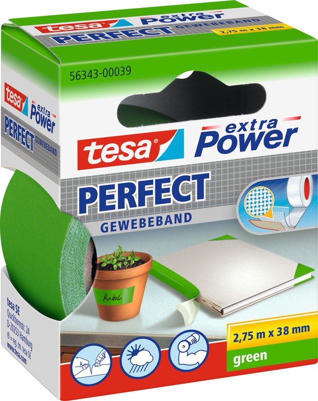 Tesa Gewebeband extra Power 38mmx2.75m Pic1