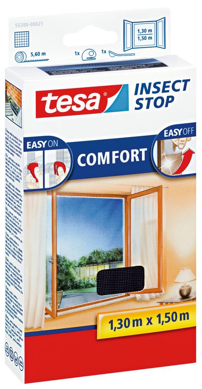 Tesa Fliegengitter Comfort 130 x 150cm Pic1