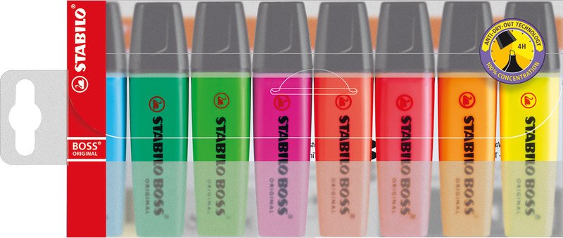 Stabilo Boss Textmarker Original 8er Set Pic1