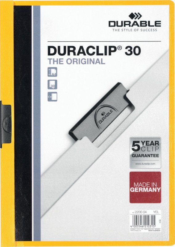 Durable Klemmhefter Duraclip A4 70gr bis 30 Blatt Pic1