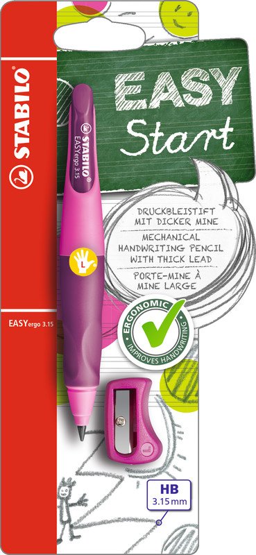 Stabilo Druckbleistift Easy ergo 3.15mm pink hell/dunkel Pic1