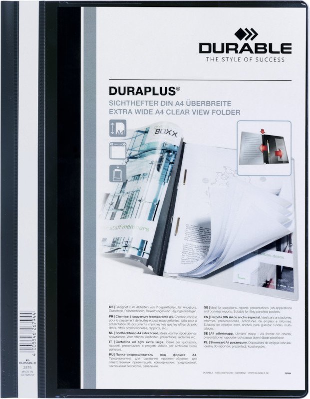 Durable dossier-classeur  Duraplus PP A4+ extra-large Pic1