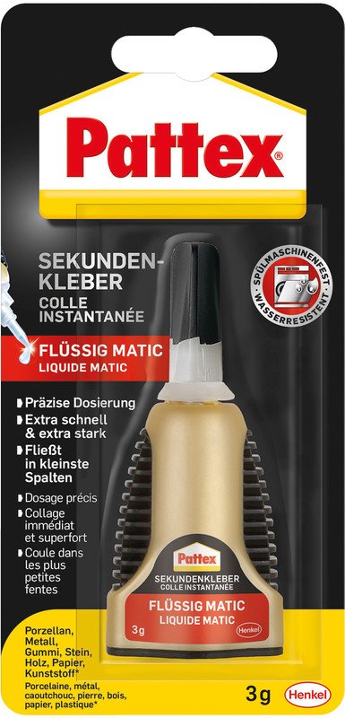 Pattex Sekundenkleber Flüssig Matic Dosierspender 3g Pic1