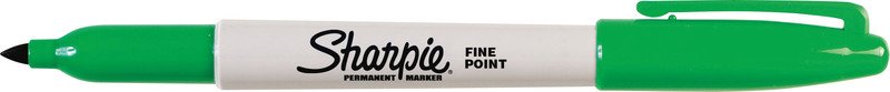 Sharpie Permanent Marker Fine 1mm grün Pic1