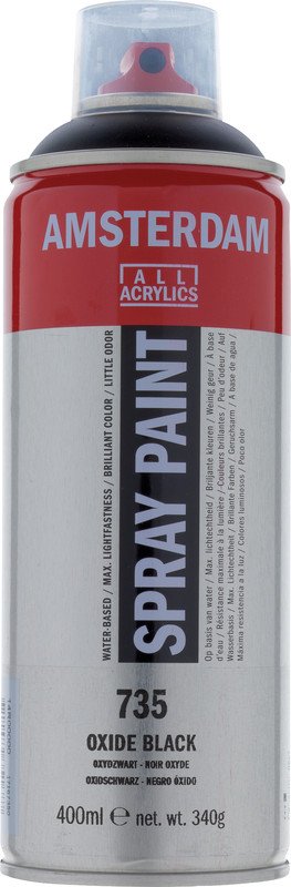 Amsterdam Farbspray 400ml schwarz Pic1