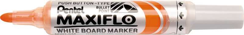 Pentel Whiteboard Marker Maxiflo orange Pic1