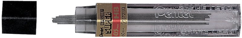 Pentel mines super 0.5mm B à 12 Pic1