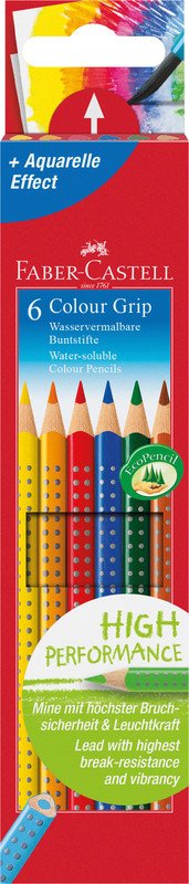 Faber Castell Farbstift Colour Grip 2001 6 Stk. Pic1