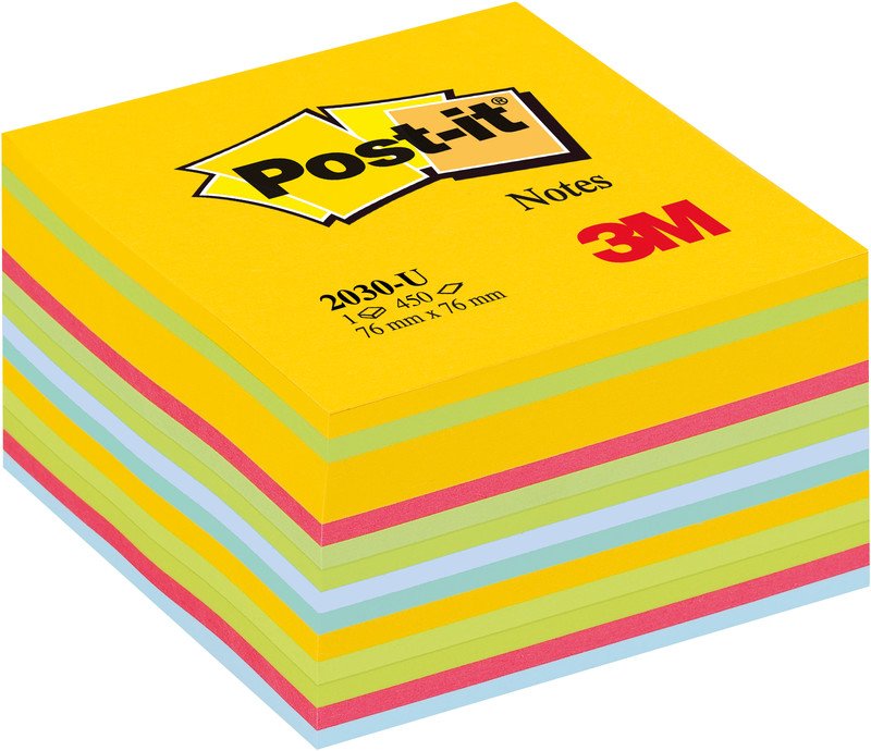 Post-It-Würfel Pastell-grün