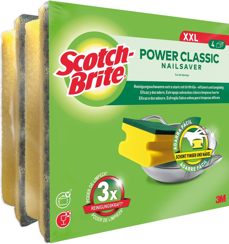 Scotch-Brite Schwämme Classic XXL à 4 Stück Pic2