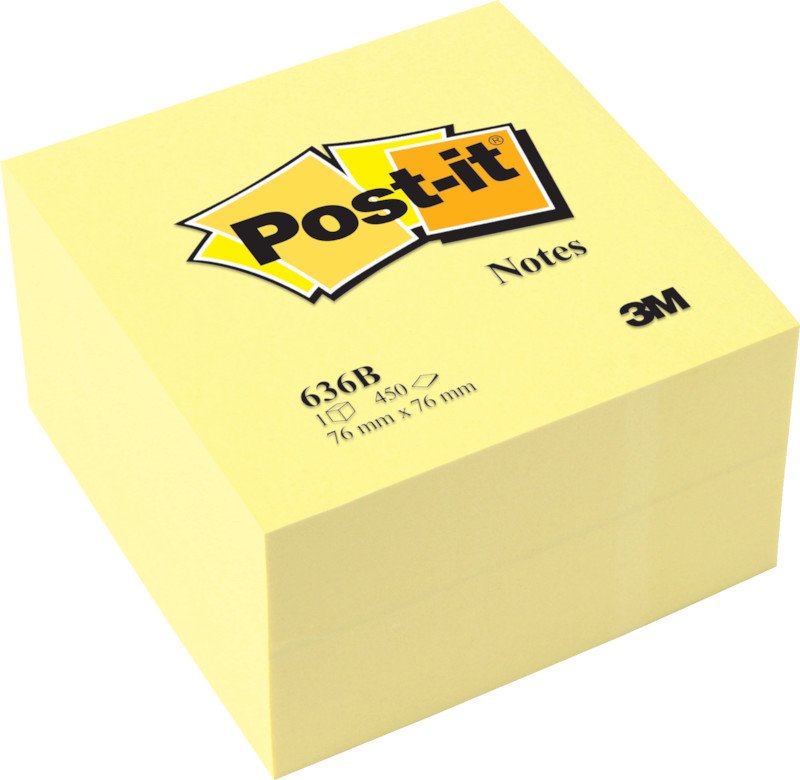 Post-it Haftnotizen Würfel 76x76mm Pic1