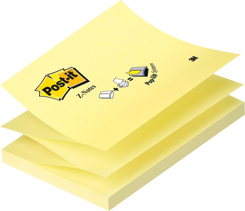 Post-it Haftnotizen Z-Notes 76x127mm Pic1