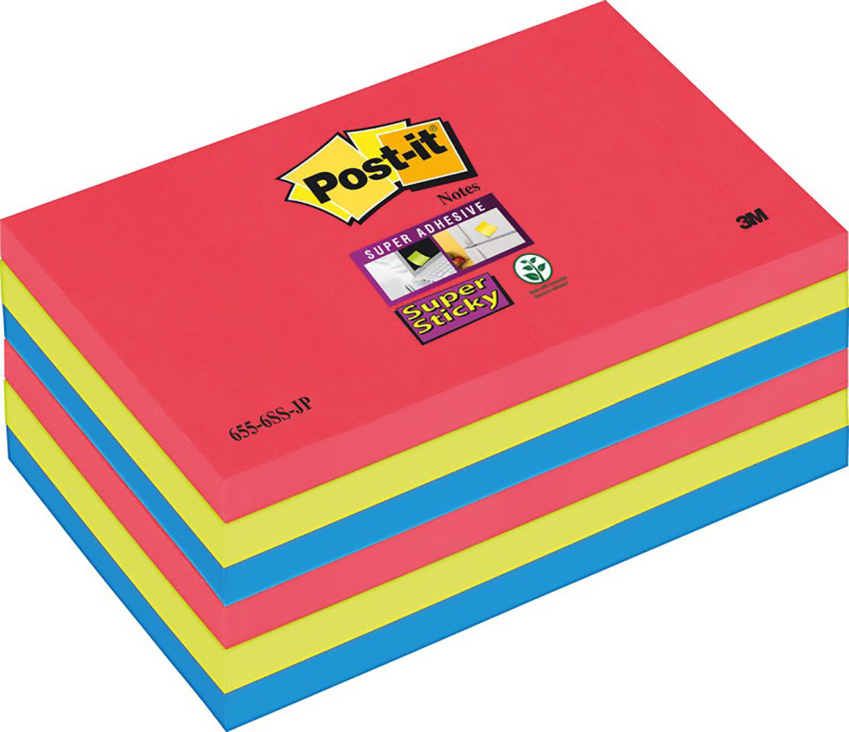 Post-it Haftnotizen SuperSticky Bora Bora 76x127mm à 6 Pic1