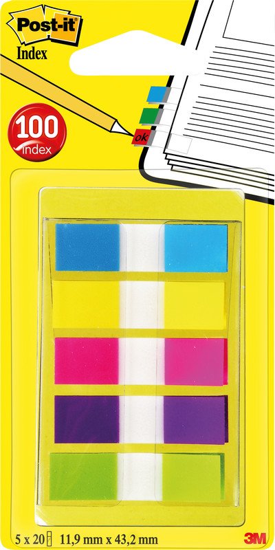 Post-it Index schmal 11.9x43.2mm Pic1