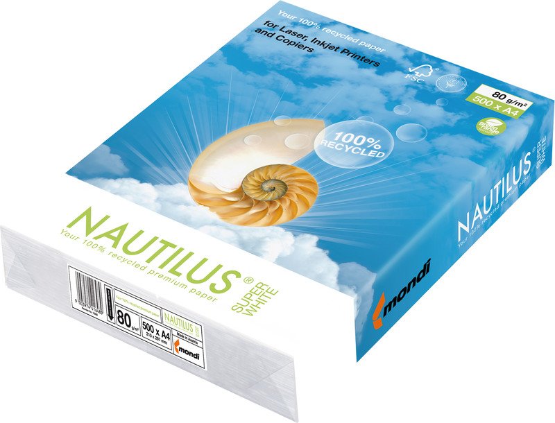 Nautilus Papier Super White FSC A4 80g Pic2