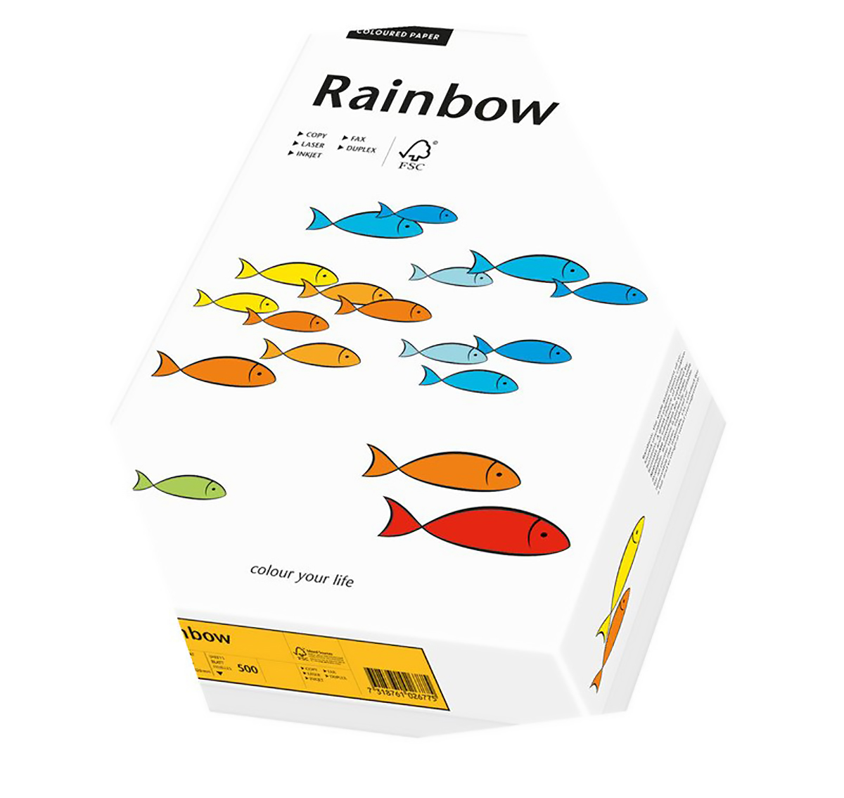 Rainbow A4 160gr mittelorange à 250 Pic1