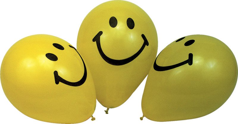 Ballons Smiley 100cm 20pces Pic2