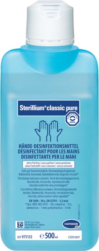 Sterillium Händedesinfektionsmittel classic pure 500ml Pic1