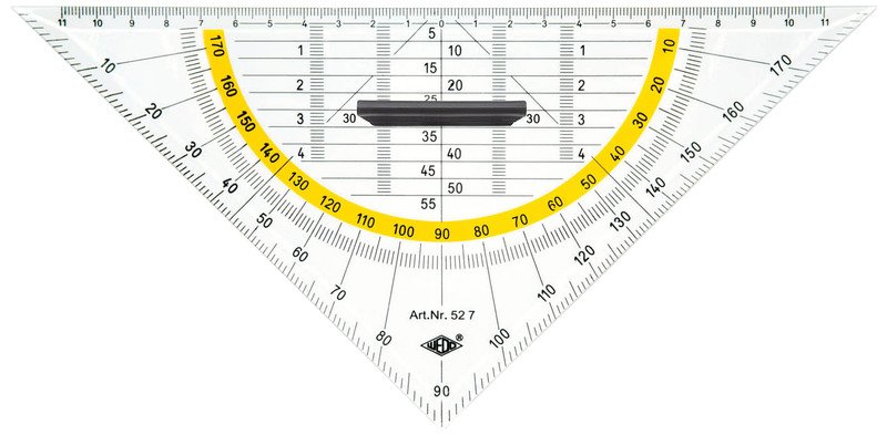 Wedo Geo-Dreieck 25cm mit Griff Pic1