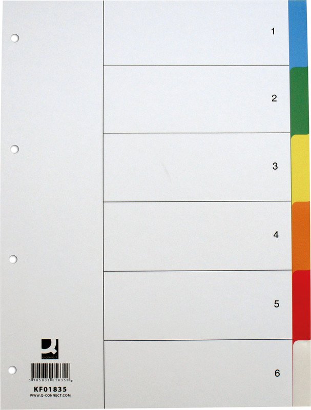 Connect Register PP A4 6-teilig mit Indexblatt Pic1