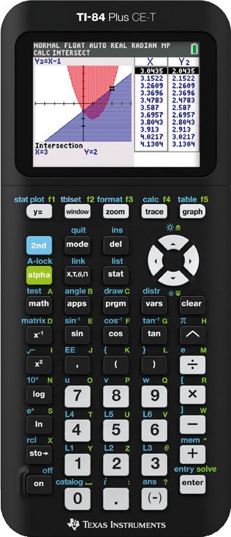 Texas Instruments Graphikrechner Plus CE-T Pic1