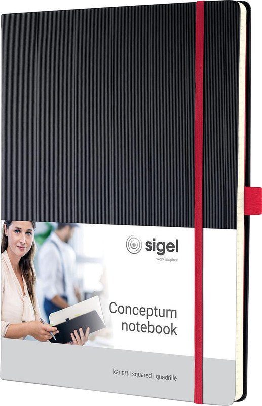 Sigel Conceptum Notizbuch Hardcover A4 kariert Pic2