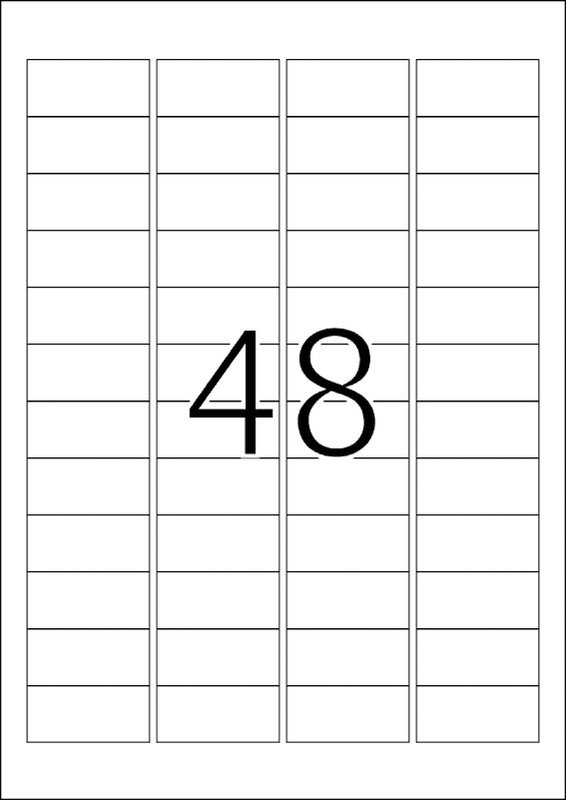 Herma Typenschild-Etiketten 45.7x21.2mm à 25 Pic2