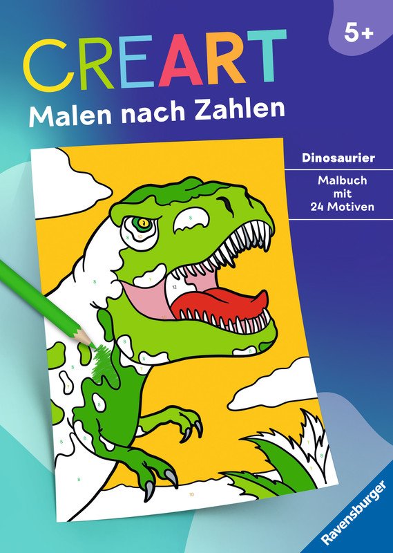 RAVENSBURGER Malbuch Malen nach Zahlen Pic1