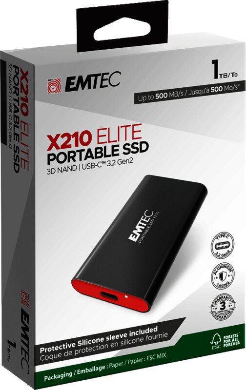 Emtec Disque dur SSD externe ELITE X210 1TB Pic3