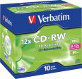 Verbatim CD-RW 700/80/8-12x10erJC