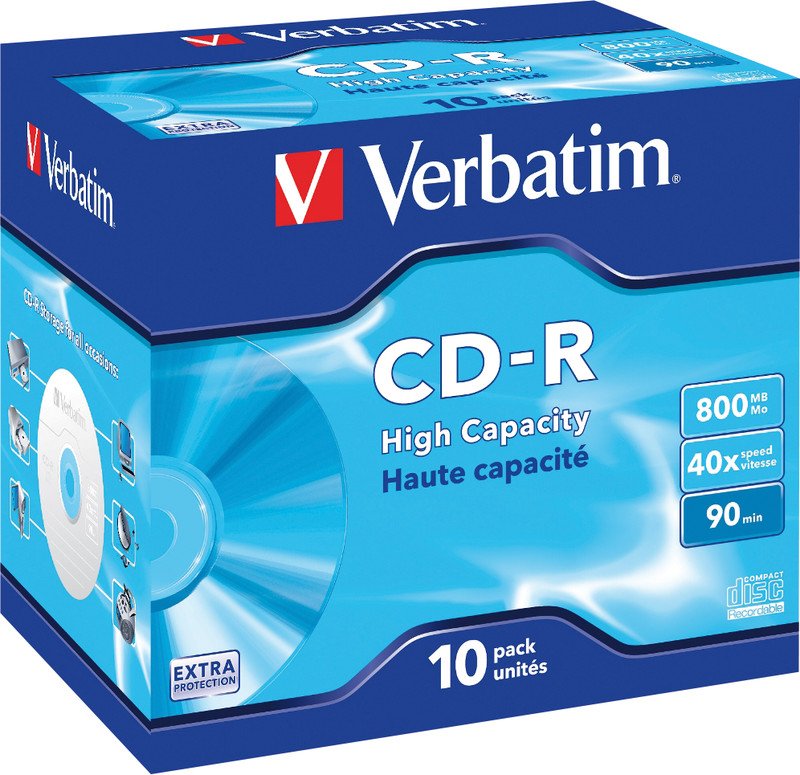 Verbatim CD-R 800/90/40x10erJC HC Pic1