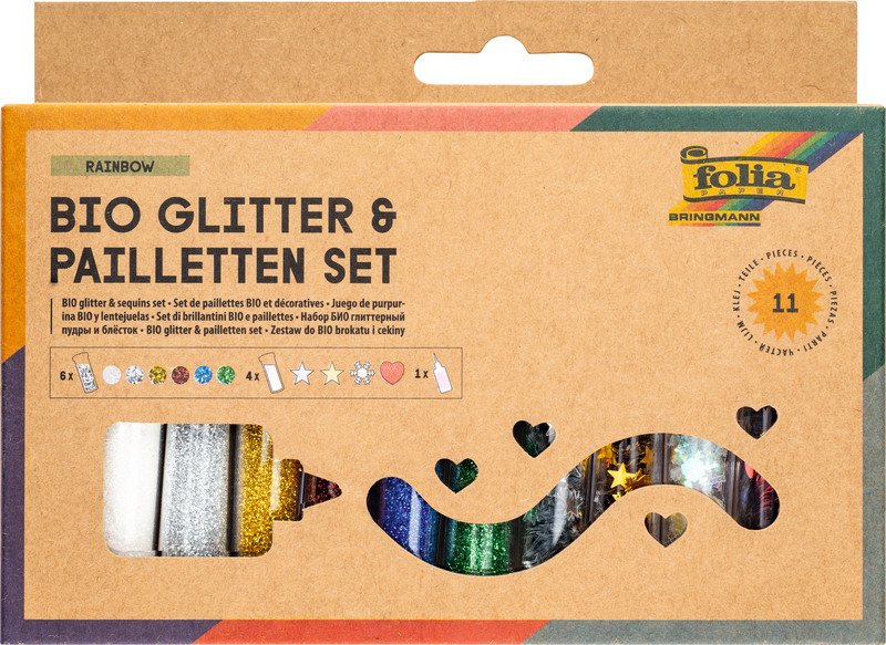 Folia Glitter-Set 11-teilig Pic1