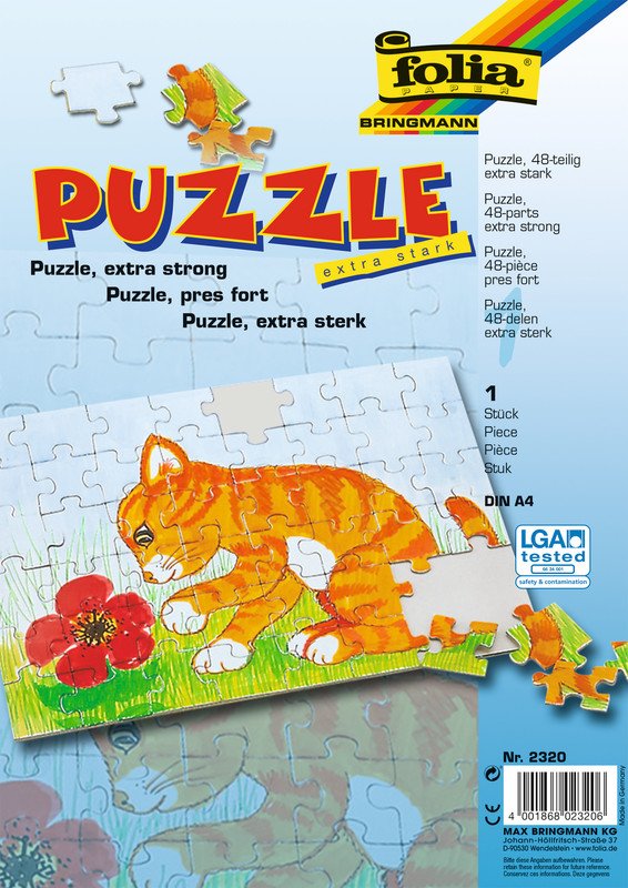 Folia Puzzle 21x29.7 blanco Pic1