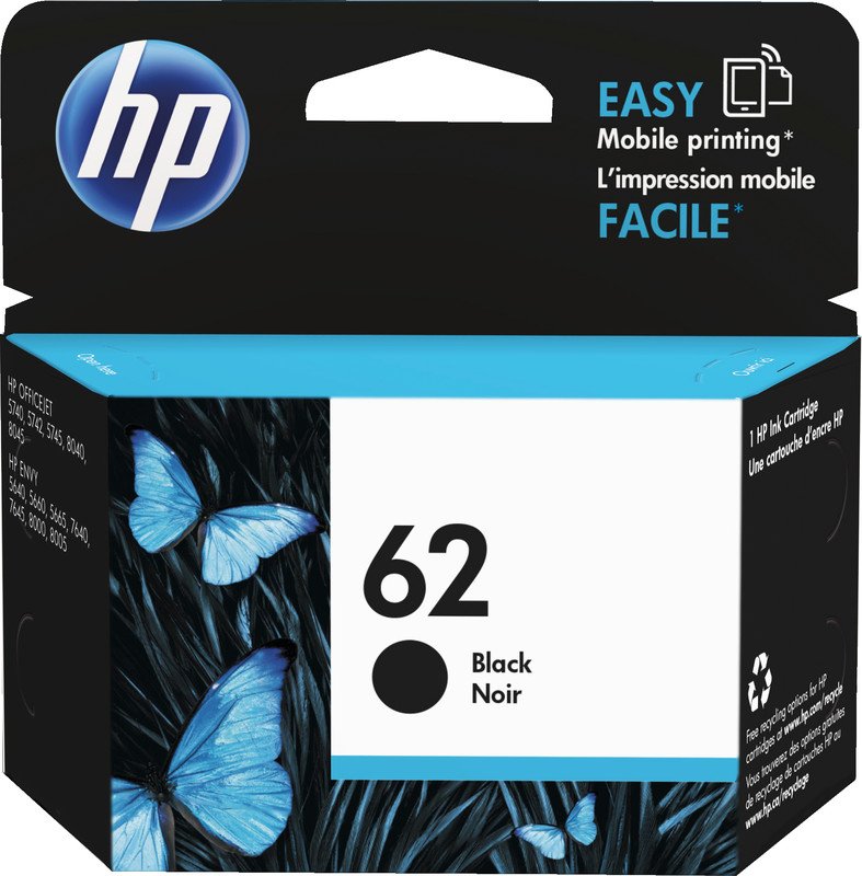 HP InkJet 62 schwarz Pic1