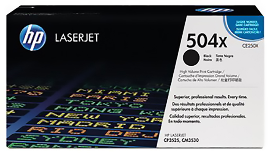 HP Toner 504X schwarz Pic1