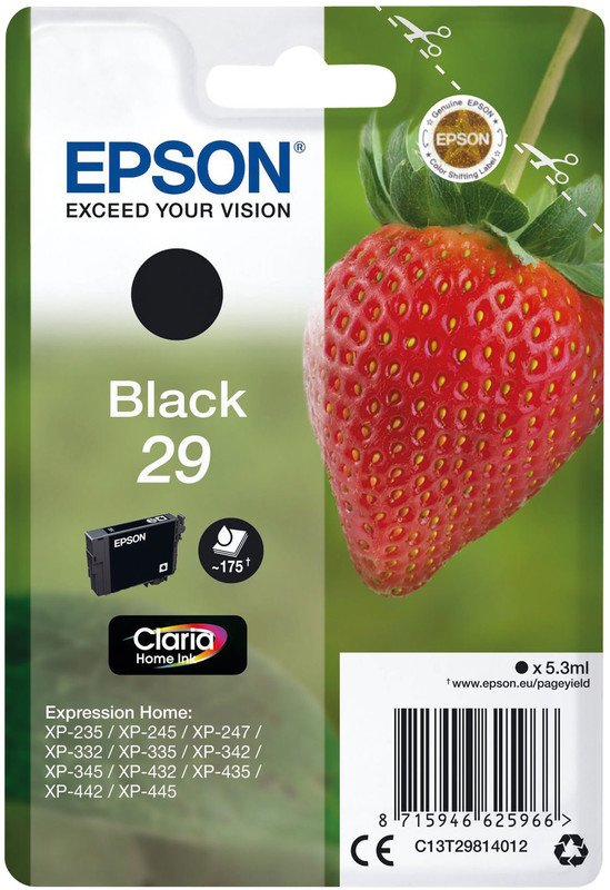 Epson Tintenpatrone 29 black Pic1