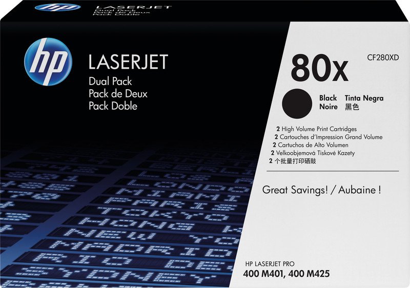 HP Toner 80X schwarz Pic1