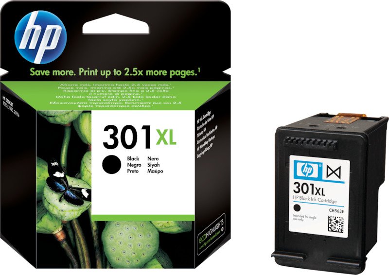 HP InkJet 301XL schwarz Pic1