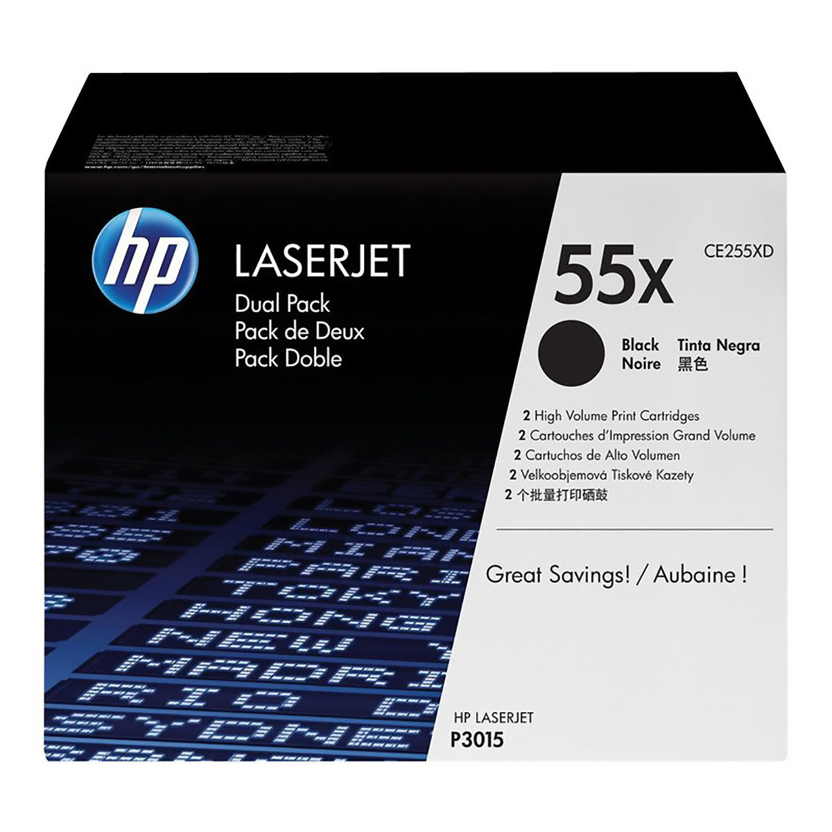 HP Toner 55XD schwarz Pic1