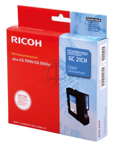 Ricoh InkJet 405537 HY cyan Pic1