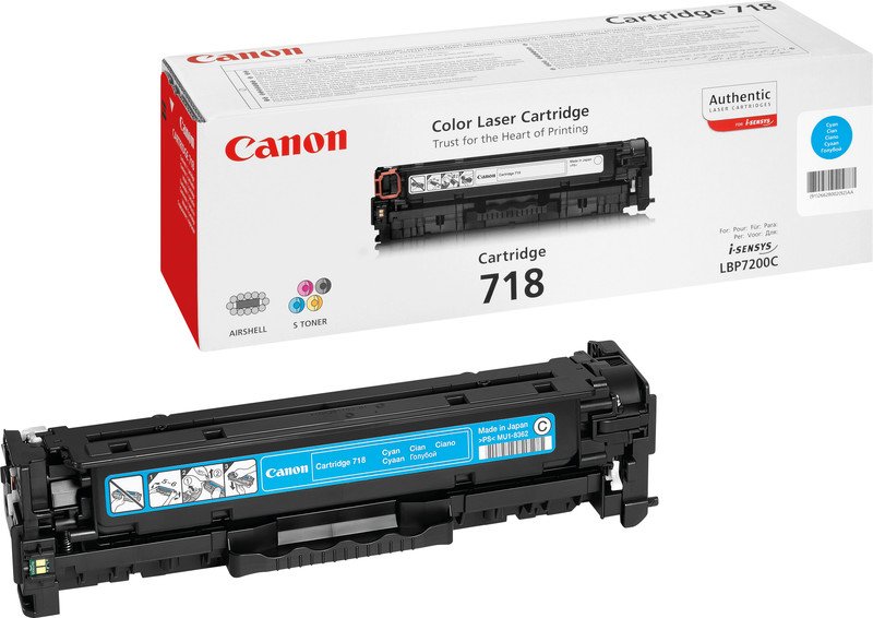 Canon Toner 718 C cyan Pic1